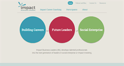 Desktop Screenshot of impactbusinessleaders.com