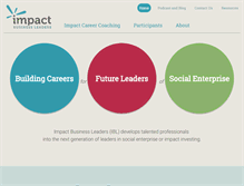 Tablet Screenshot of impactbusinessleaders.com